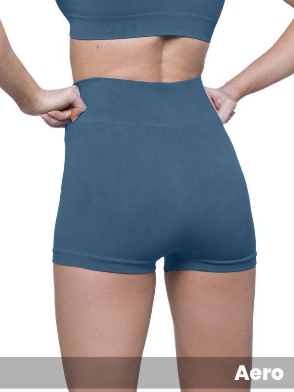 Short Tiro Alto Sin Costura
