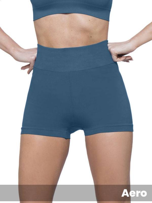 Short Tiro Alto Sin Costura