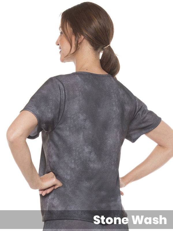 Remera Manga Corta Stone Wash
