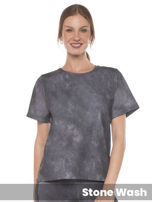 Remera Manga Corta Stone Wash