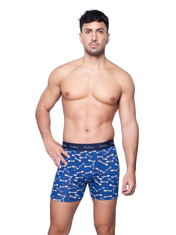 Boxer Estampado Algodón Lycra