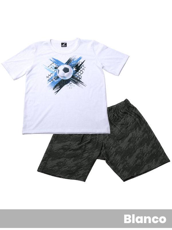Pijama Junior Manga Corta Fútbol