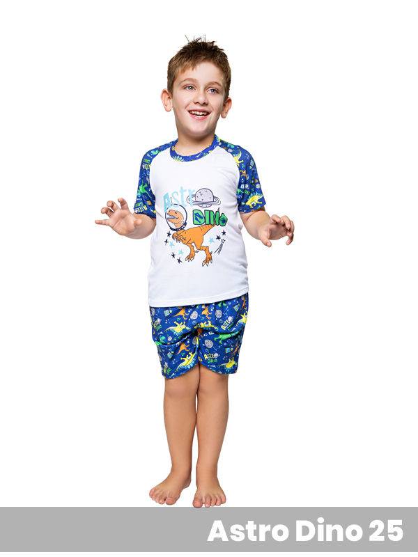 Pijama Manga Corta Niño Astro Dino
