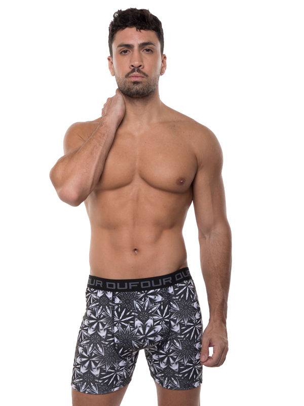 Boxer Estampado Spun Con Lycra