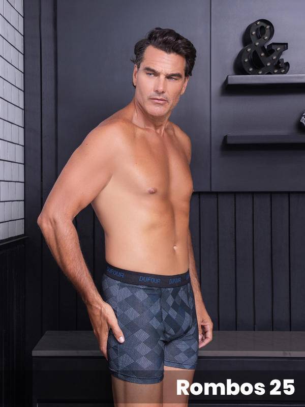 Boxer Estampado Spun Con Lycra