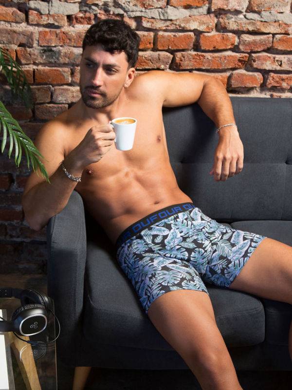 Boxer Estampado Spun Con Lycra