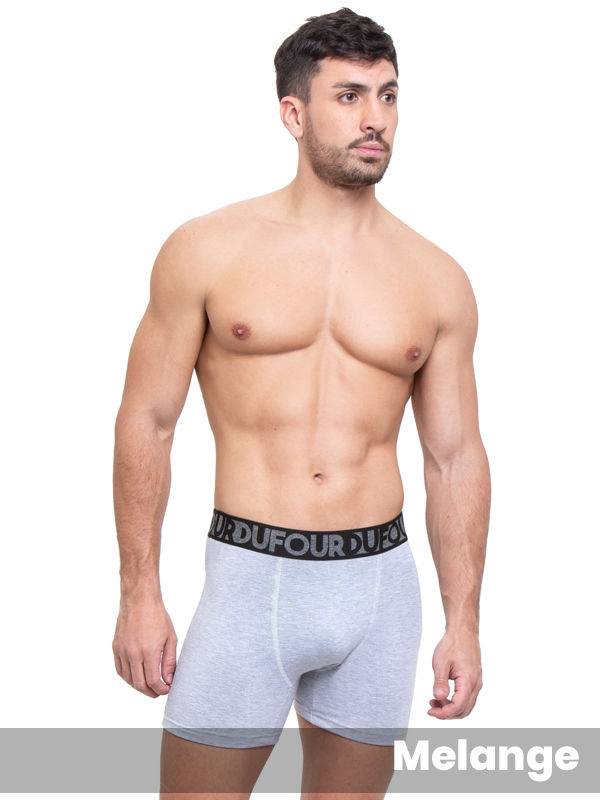 Boxer Algodón Lycra Bordador