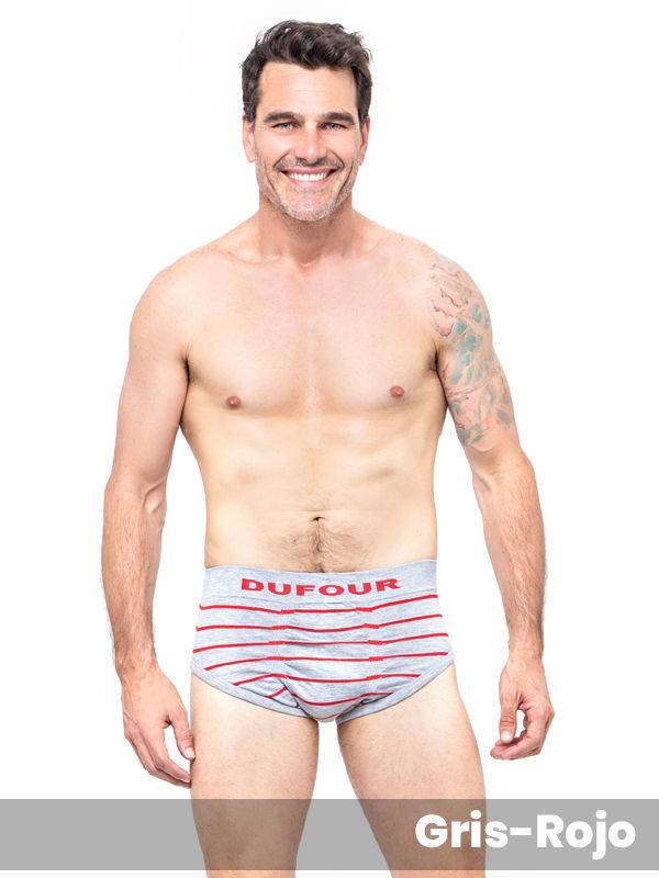Slip Rayado sin Costura