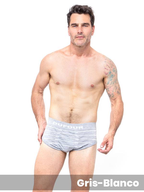 Slip Rayado Sin Costura
