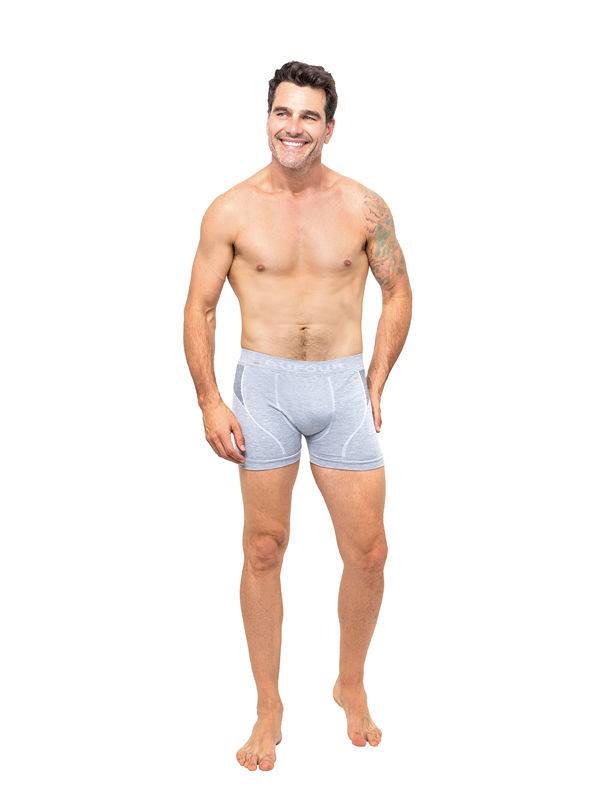 Boxer Algodón Melange sin Costura Algodón Melange