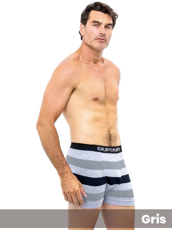 Boxer Corto Tricolor sin Costura