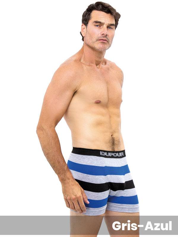 Boxer Corto Tricolor Sin Costura