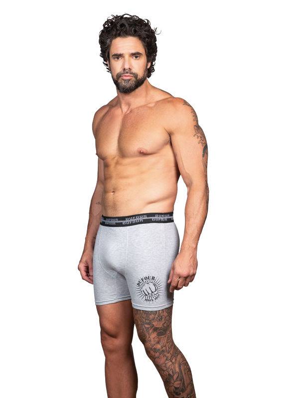 Boxer Algodón Lycra Estampa Tattoo
