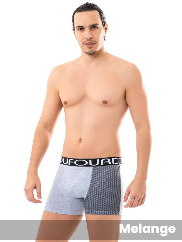 Boxer Algodón y Lycra Pierna Estampada