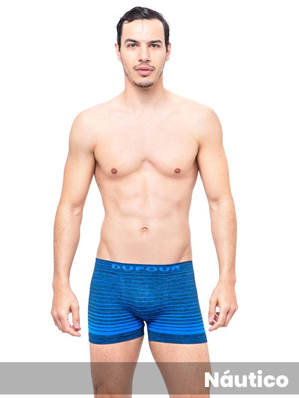 Boxer Microfibra Rayado sin Costura