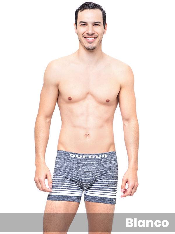 Boxer Microfibra Rayado sin Costura