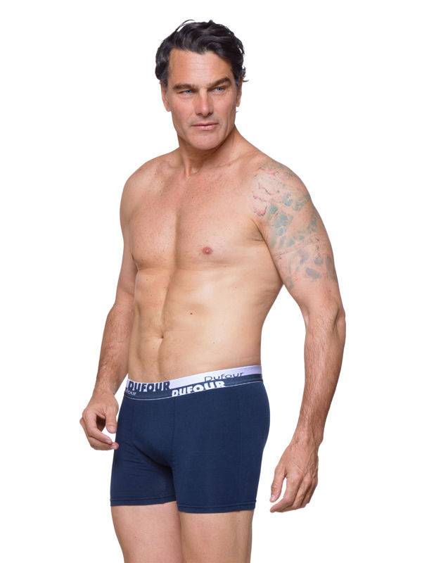 Boxer Algodón y Lycra Elastico Bicolor