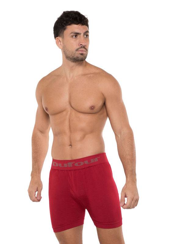 Boxer Algodón Liso sin Costura