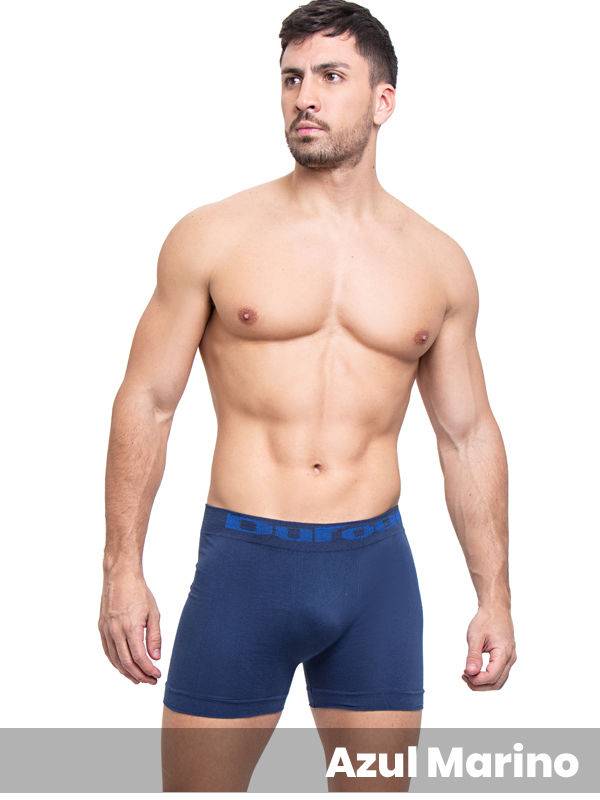 Boxer Algodón Liso sin Costura