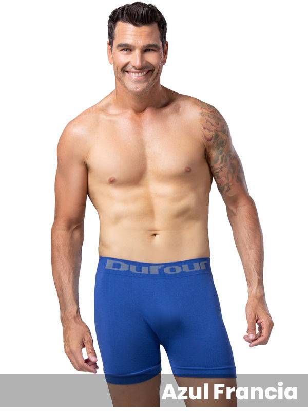 Boxer Algodón Liso sin Costura
