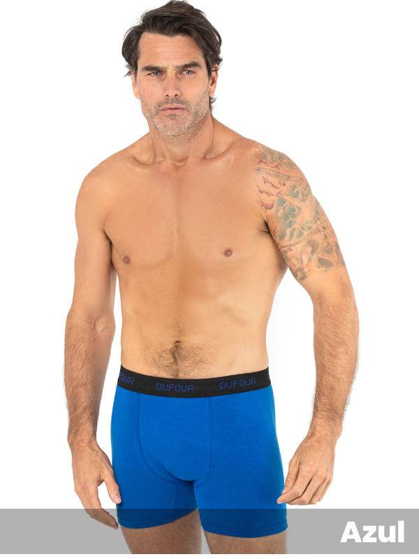 Boxer Algodón Rib Liso