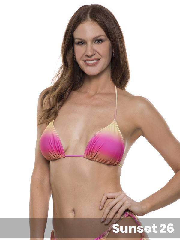 Corpiño de malla Triángulo Estampado