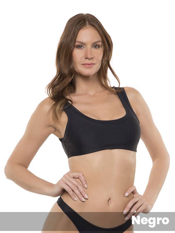 Top de malla Básico con Collareta