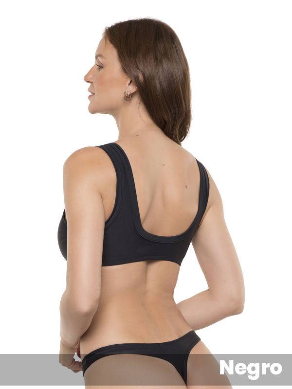 Top de malla Básico con Collareta