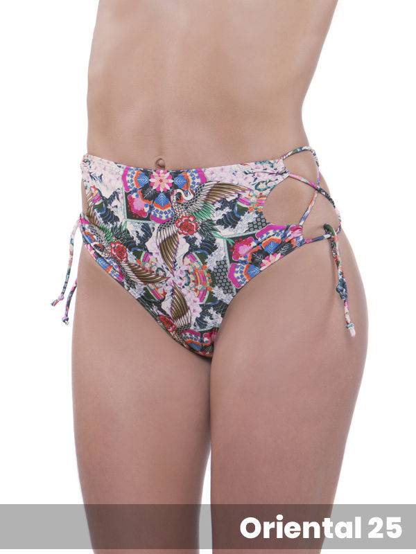 Malla Colaless Alta Con Frunce