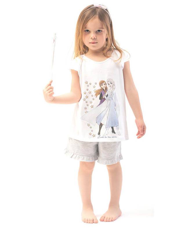 Pijama Sin Manga Niña Frozen.