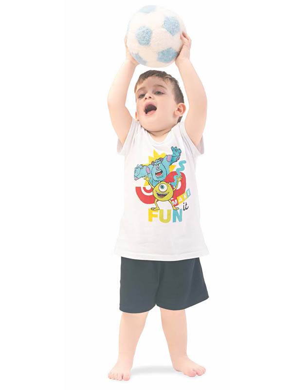 Pijama Manga Corta Monsters.