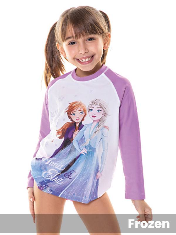 Malla Camiseta Niña Frozen
