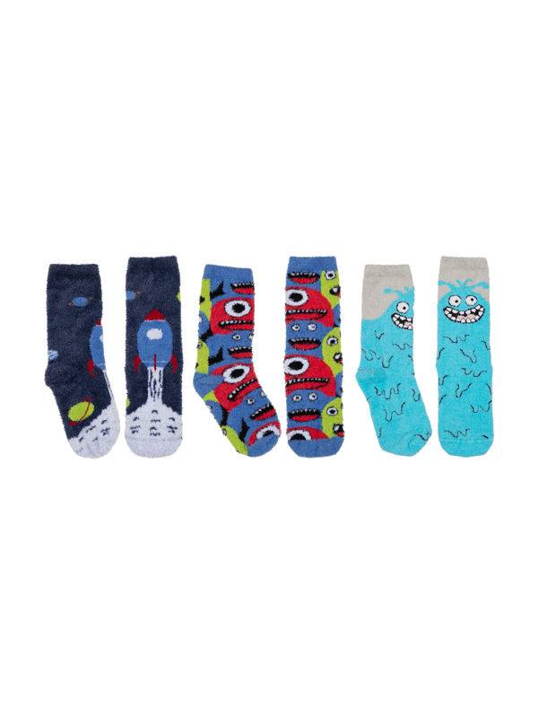 Soquete Kids Chenille Con Diseño