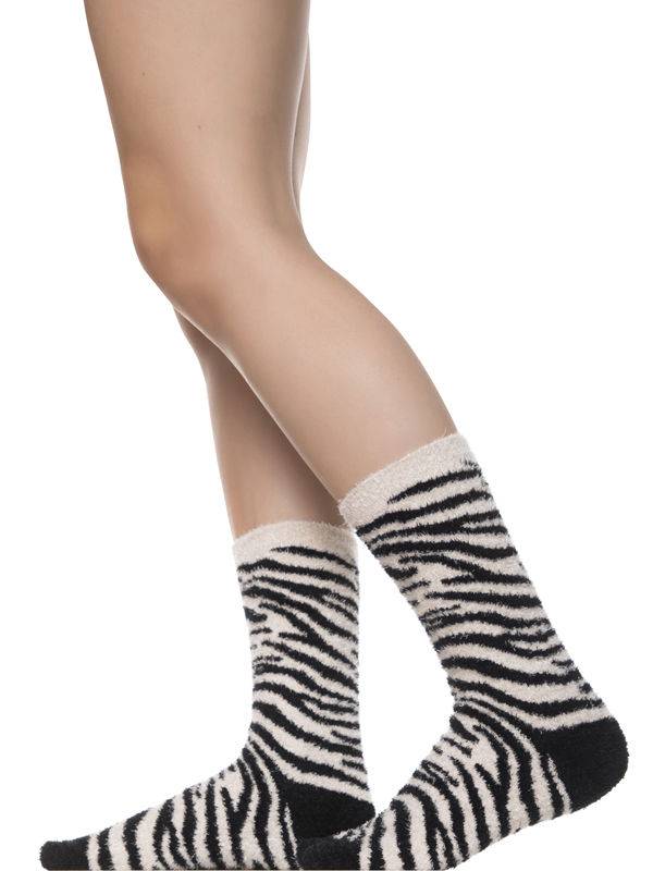 Soquetes Chenille Fantasía S/Costura