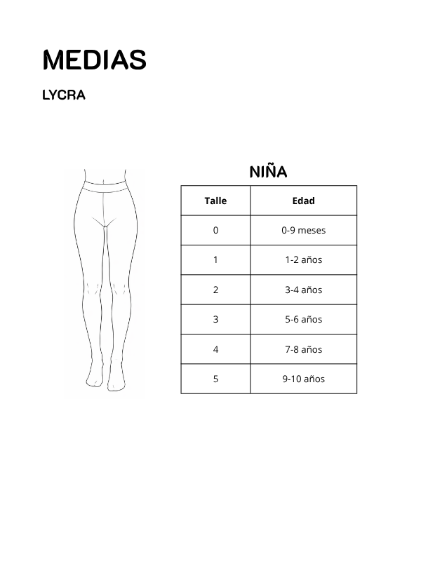 Panty Acrílico Lisa Talle 4