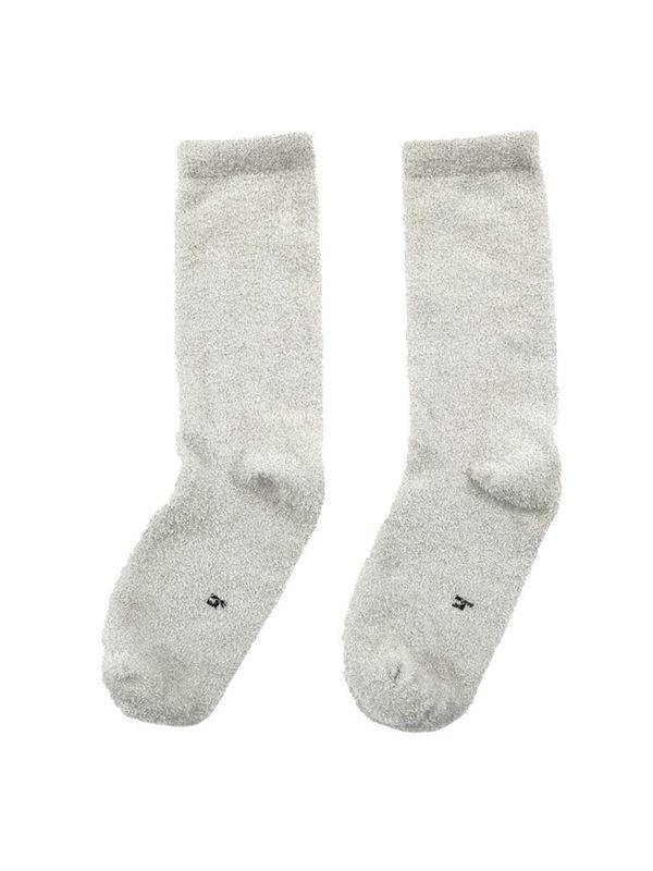 Soquete Infantil Liso Chenille S/Costura