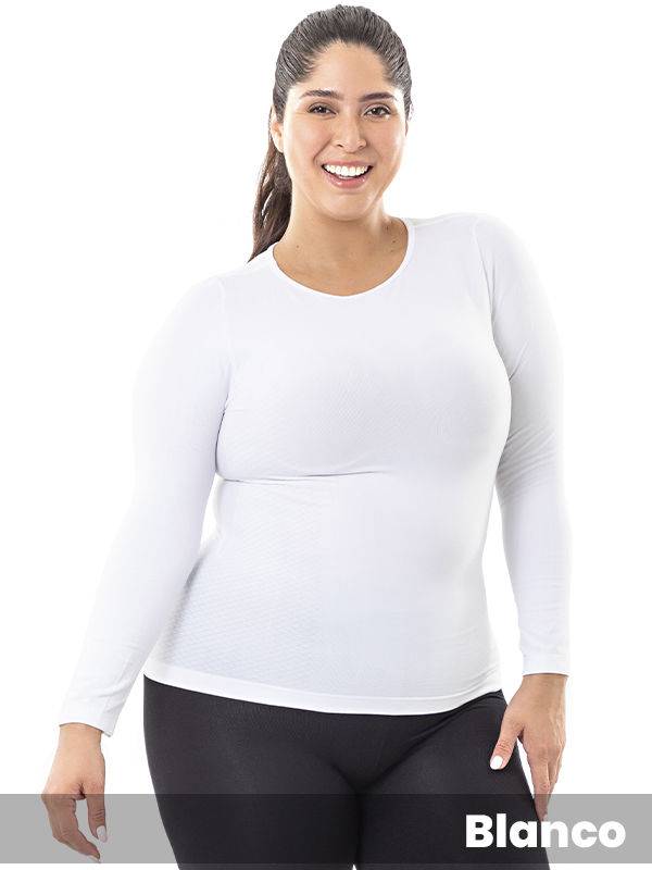 Camiseta térmica Manga Larga sin Costura