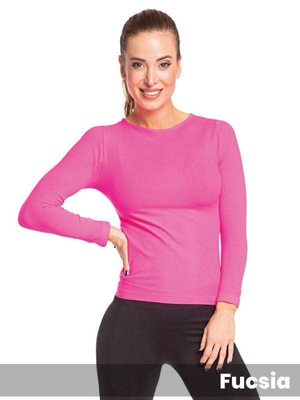Camiseta tÚrmica Manga Larga sin Costura