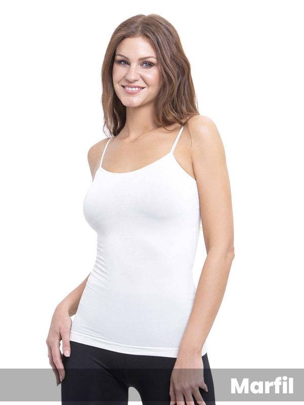 Camiseta Ultraopaca con Bretel Lycra