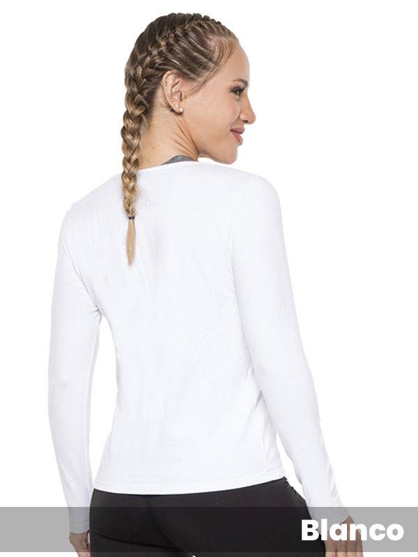 Remera Manga Larga Algodón Lycra