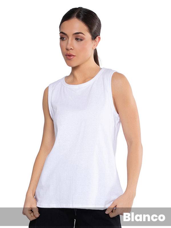 Remera De Algodón Sin Mangas