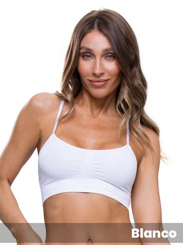 Top Espalda Deportiva Sin Costura