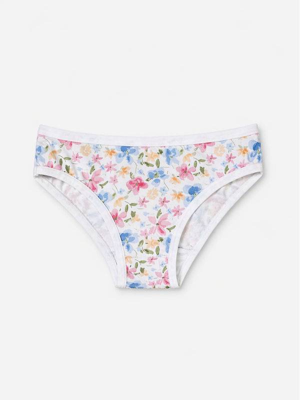 Bombacha Niña Estampada Spun Con Lycra