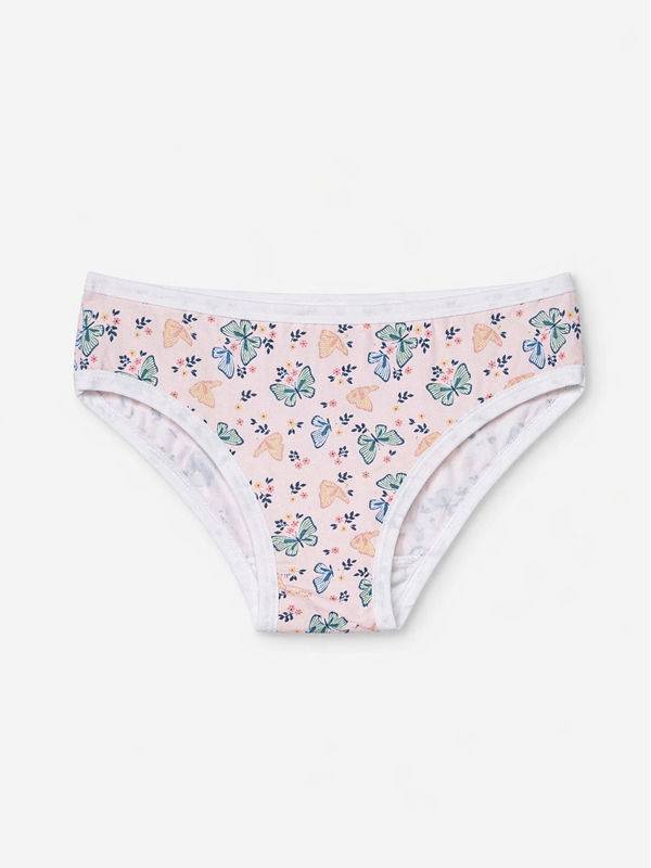 Bombacha Niña Estampada Spun Con Lycra