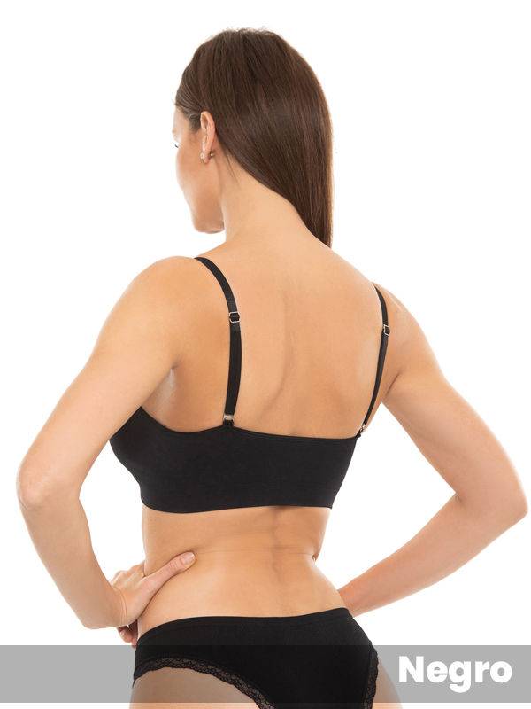 Top Reforzado Algodón Lycra Sin Costura