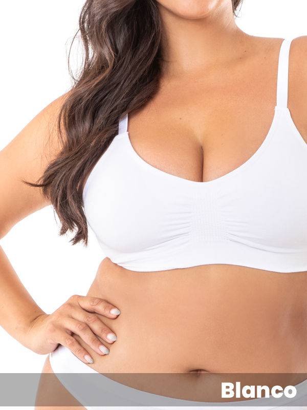 Top Reforzado Algodón Lycra Sin Costura