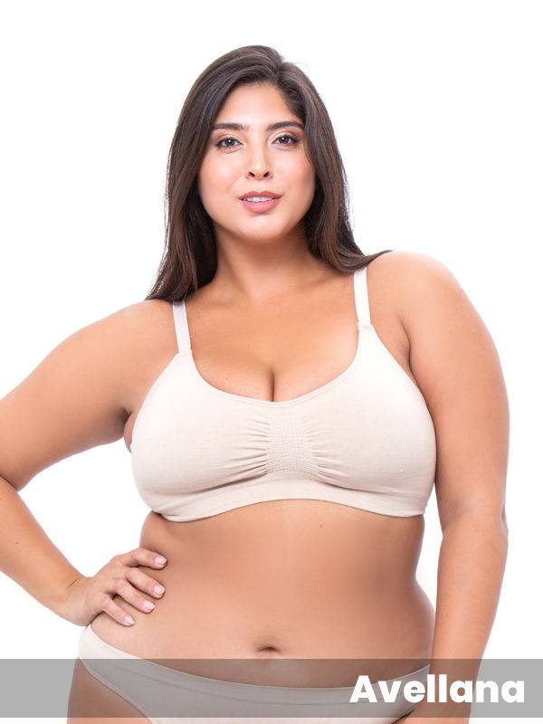 Top Reforzado Algodón Lycra Sin Costura