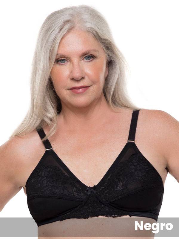 Corpiño Tricot y Puntilla Elegance