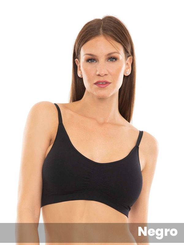 Corpiño Taza Armada Liso Sin Costura