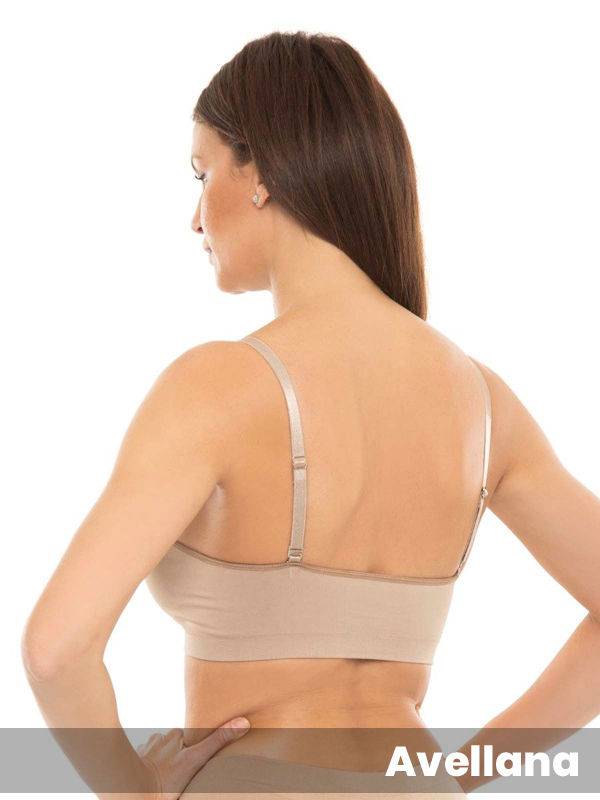 Corpiño Taza Armada Liso Sin Costura